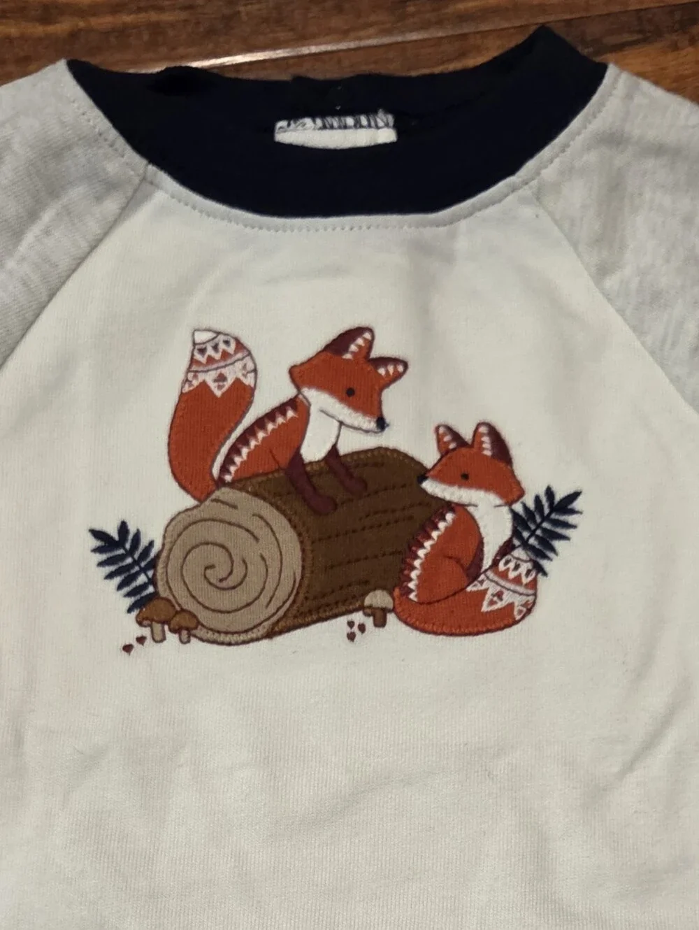 Gymboree NWT 3-6 Months Navy Striped Fox Romper, Bodysuit and Fox Sweater Hat
